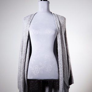 Aerie Light Gray Pocket Cardigan